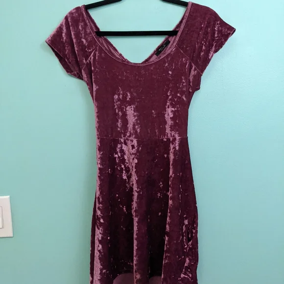 open lace back dress Rosa Back Bow Mini Dress
